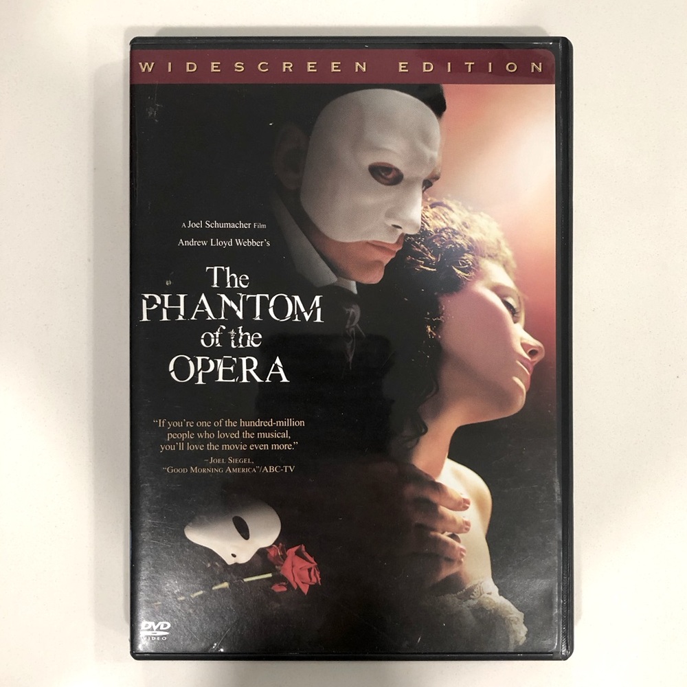The Phantom of the Opera DVD
